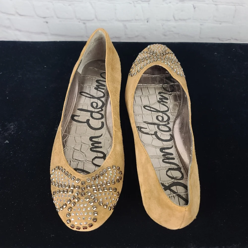 Sam Edelman Charleen Suede Studded  flats …